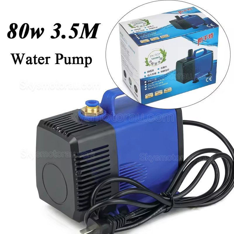 3KW VFD Spindle Kit JGD-100A-3.0KW + H100-3.7 Indc. Water Cooled Spindle Motor + VFD + Water Pump + 13Pcs ER20 Collet + Bracket